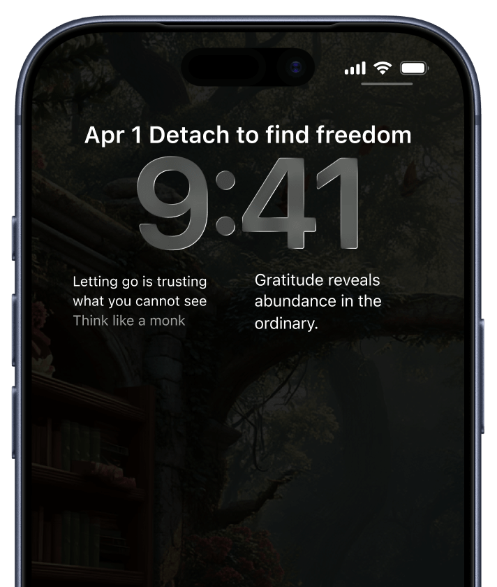 Lock screen widget